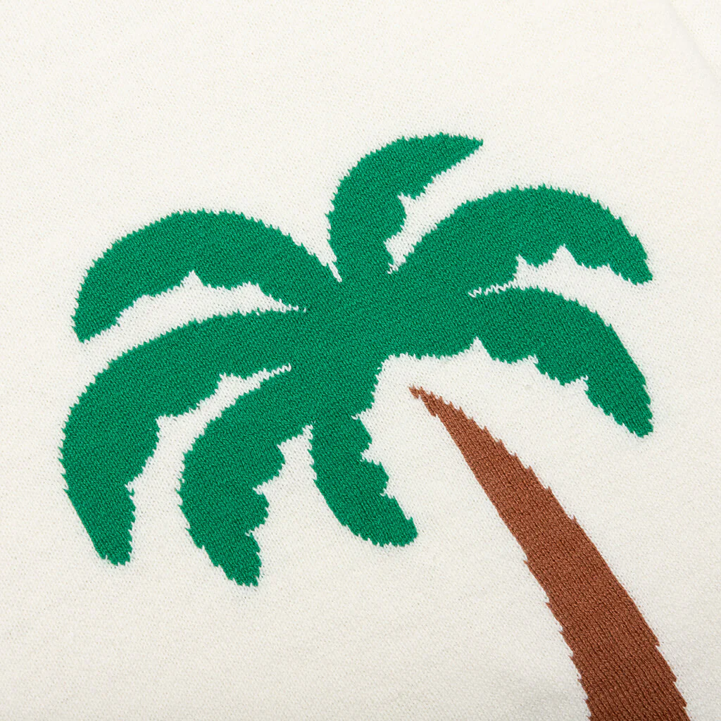 Flamingo Knit Sweater - White - Image 4