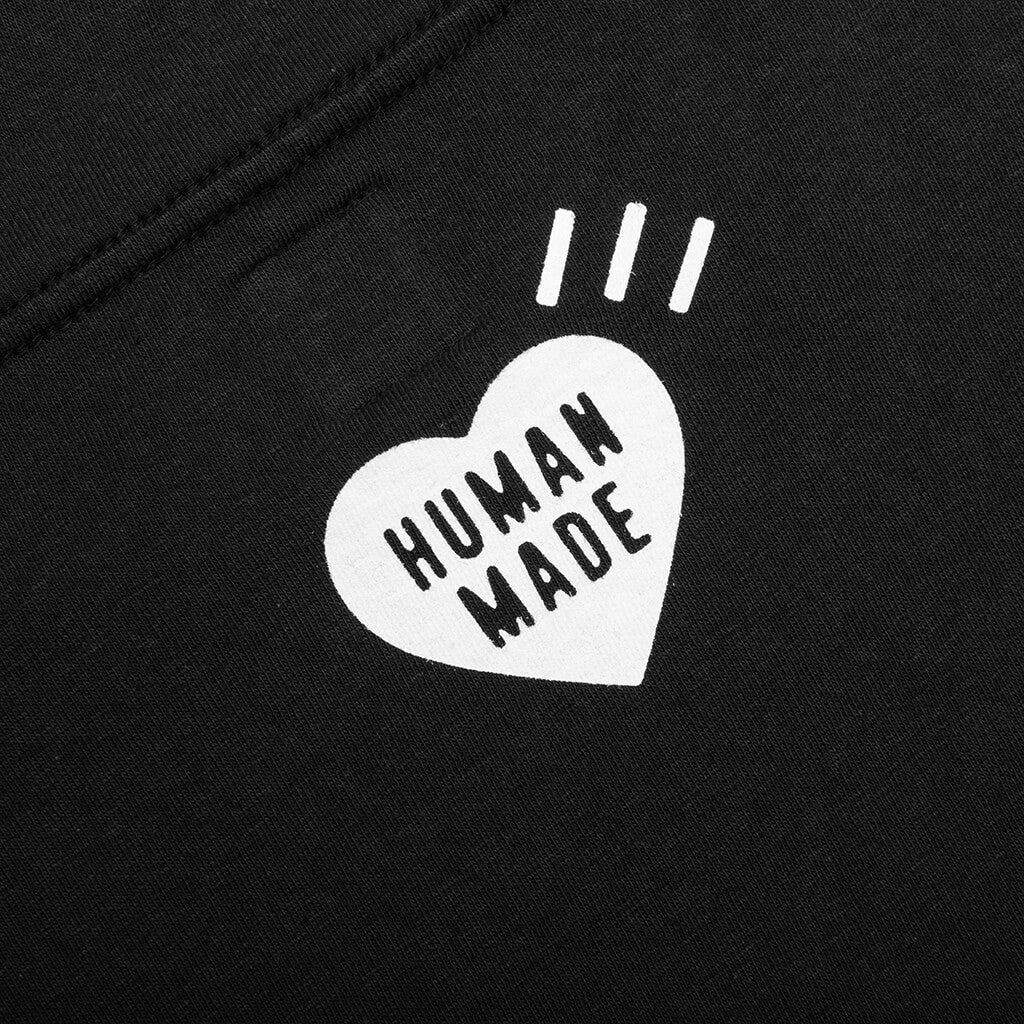 Graphic L/S T-Shirt #02 - Black - Image 5