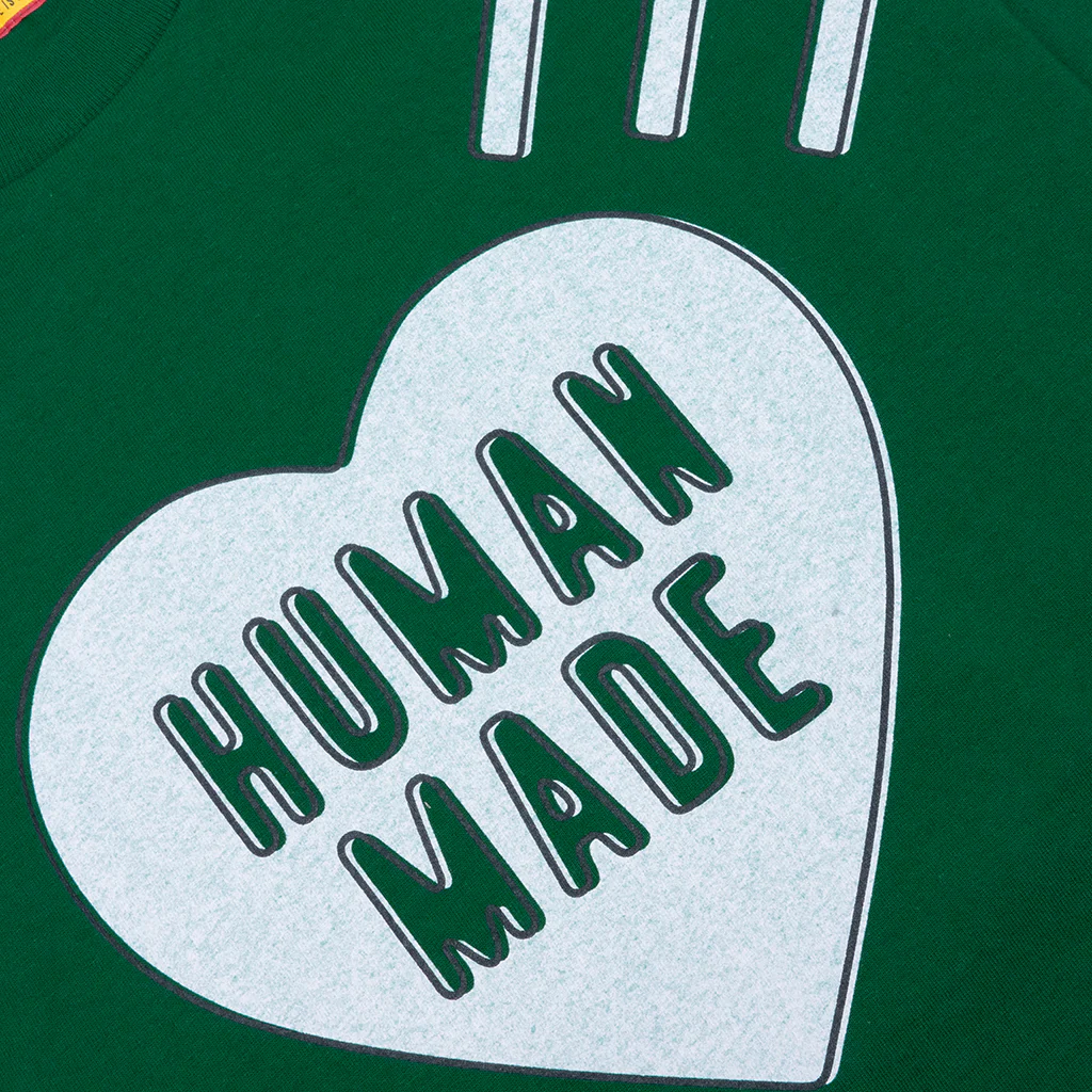 Graphic L/S T-Shirt #5 - Green - Image 3