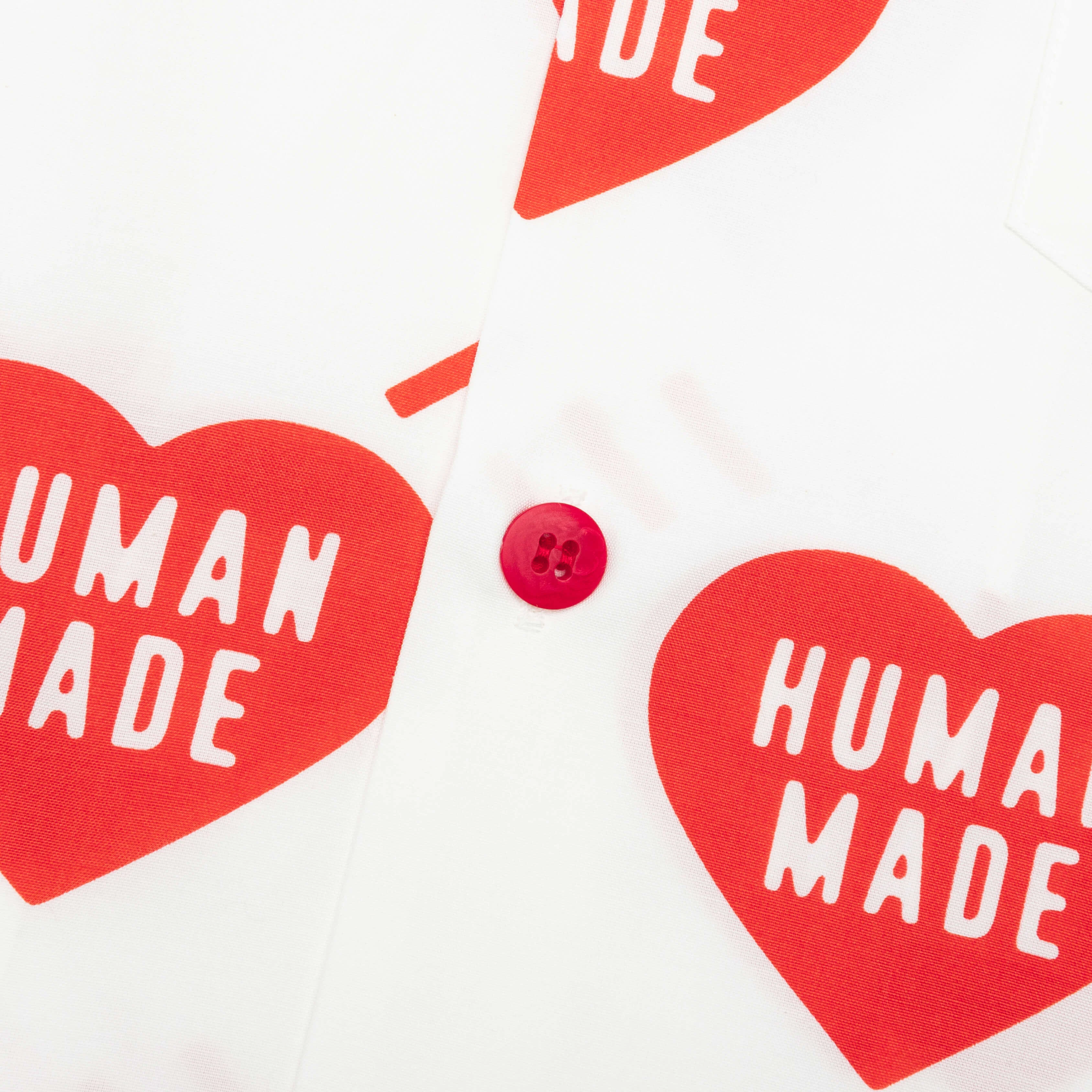 Heart Aloha Shirt - White - Image 4