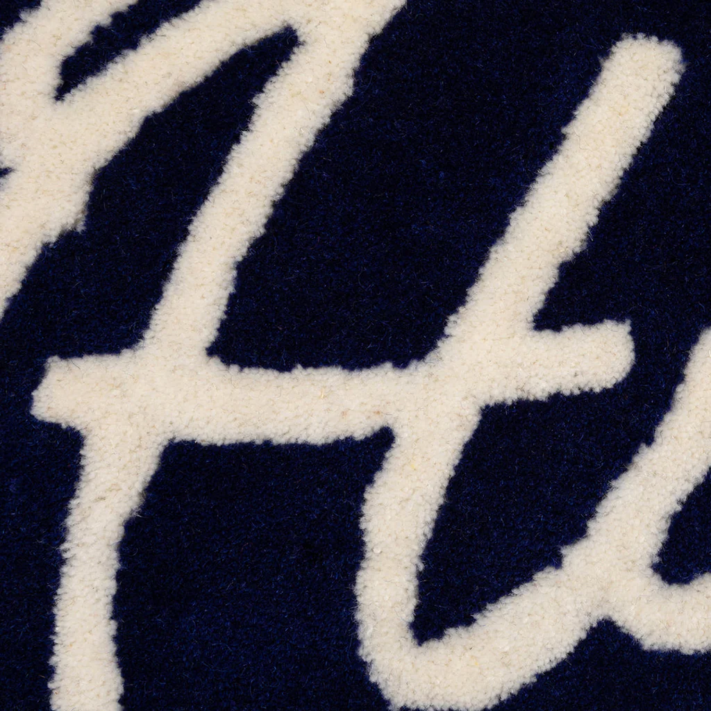 Heart Rug Medium - Blue - Image 3