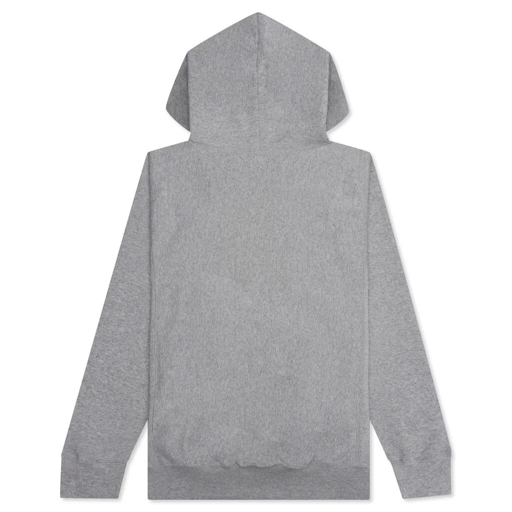 Heavyweight Hoodie #01 - Grey - Image 2