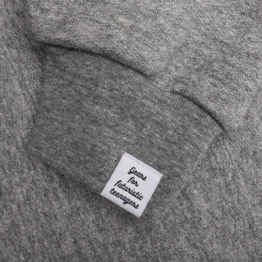 Sweat Hoodie #01 - Grey - Image 4