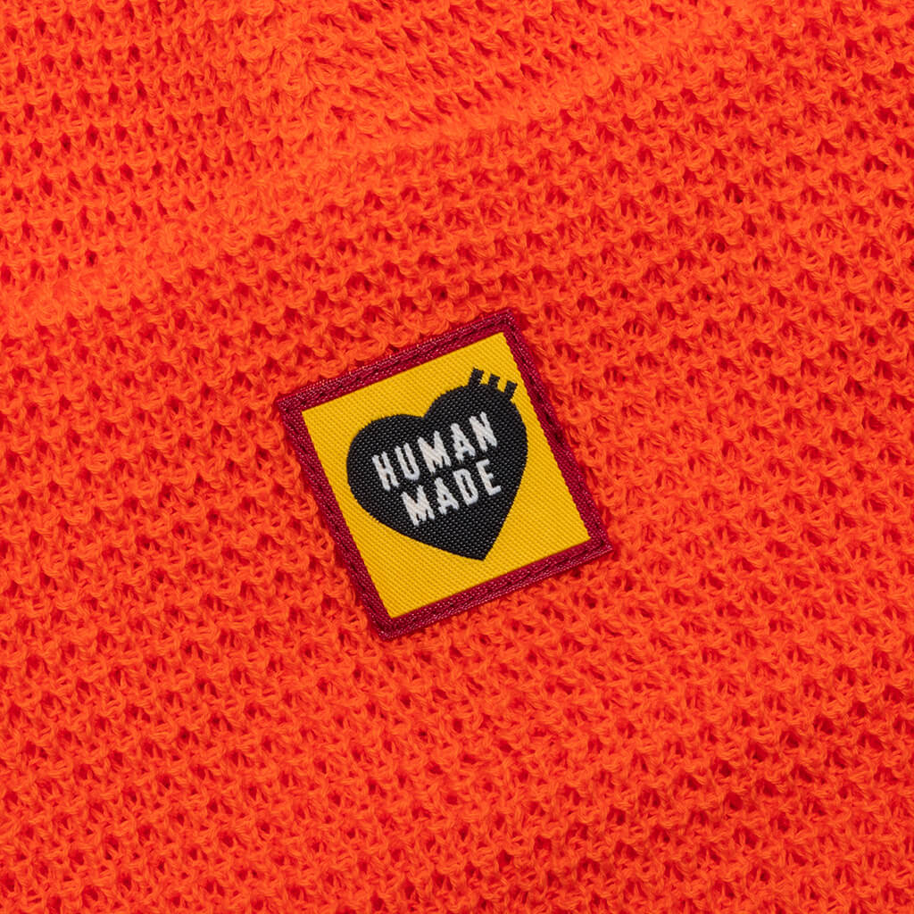 Waffle Beanie - Orange - Image 2
