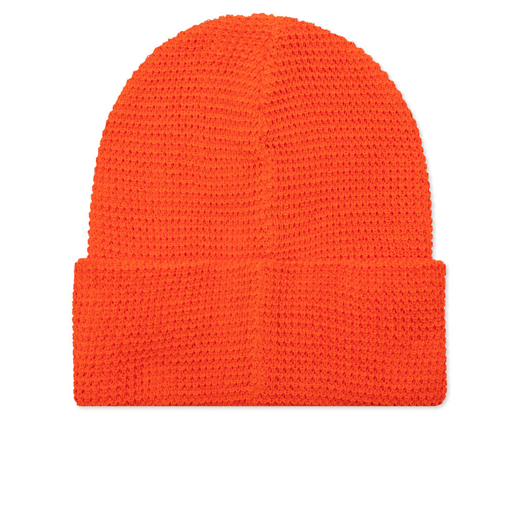 Waffle Beanie - Orange - Image 3