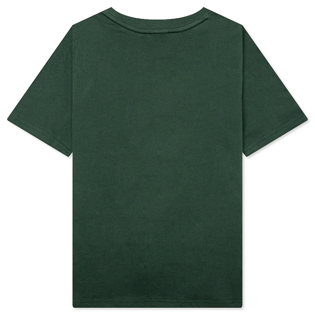 Kids Coneman S/S Knit - Jungle Green - Image 2