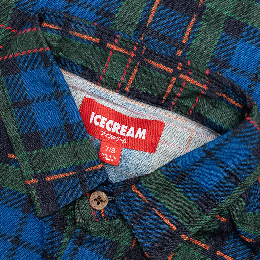 Kids Explore L/S Woven - Plaid - Image 3