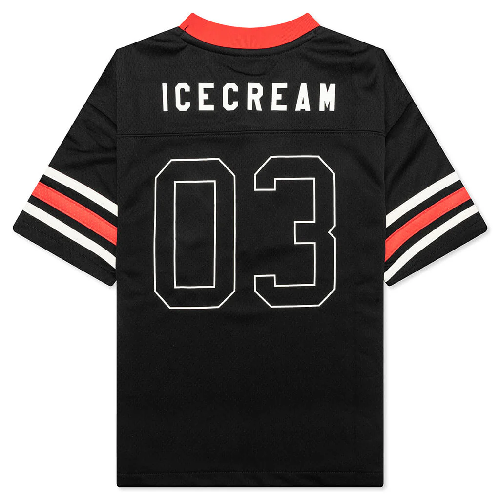 Kids Oversized Game Jersey S/S Knit - Black - Image 2