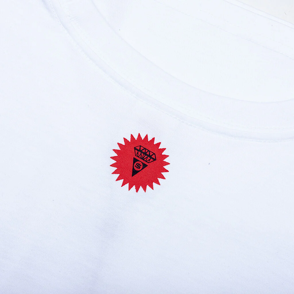 Pasta S/S Tee - White - Image 5