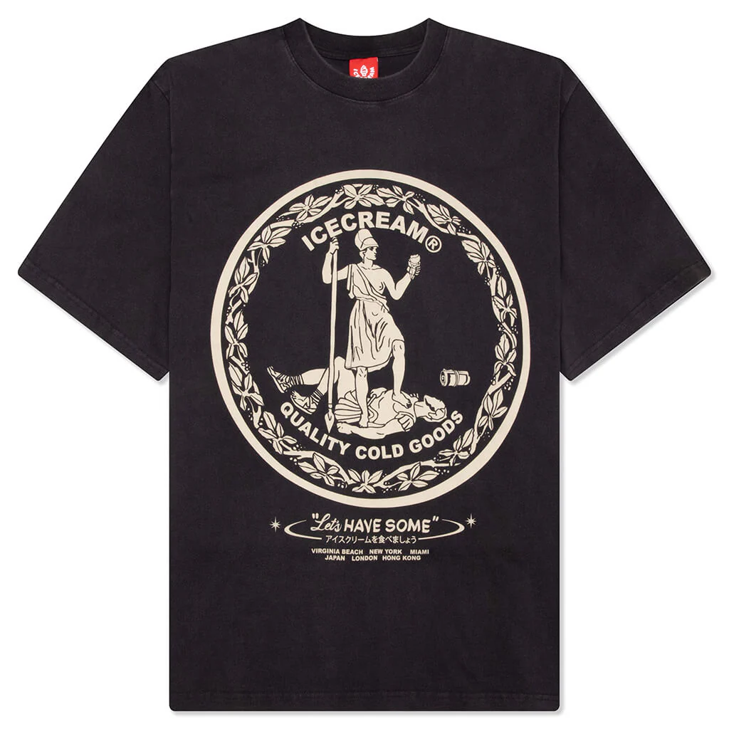 Seal S/S Tee - Charcoal Art