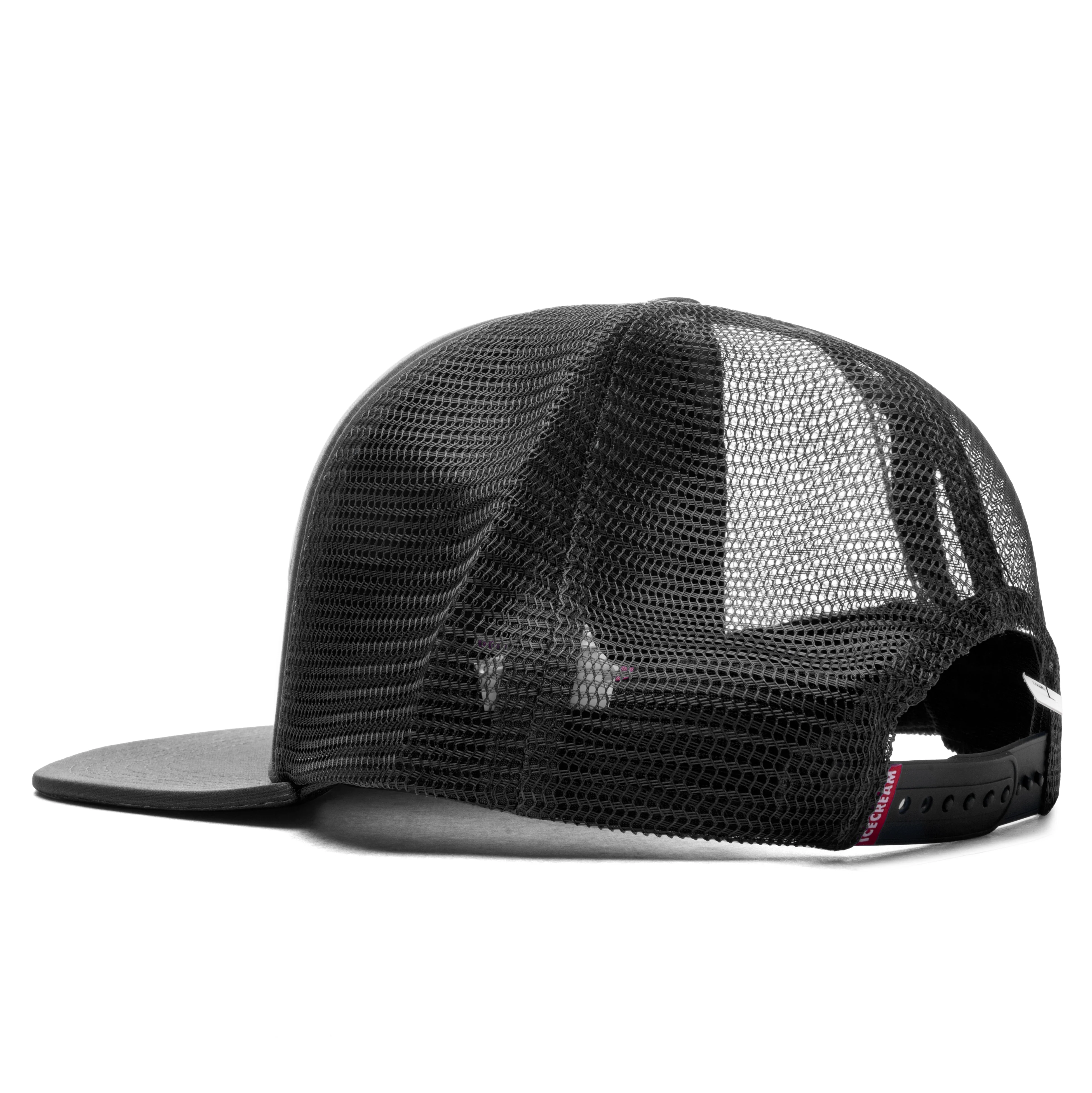 Solid Trucker Hat - Black - Image 4