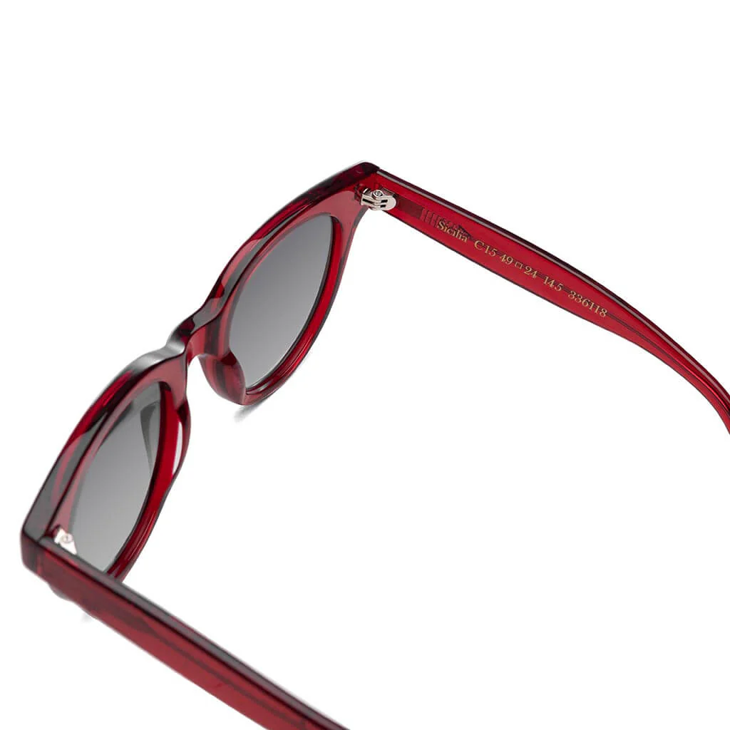 Sicilia Sunglasses - Mulberry - Image 3