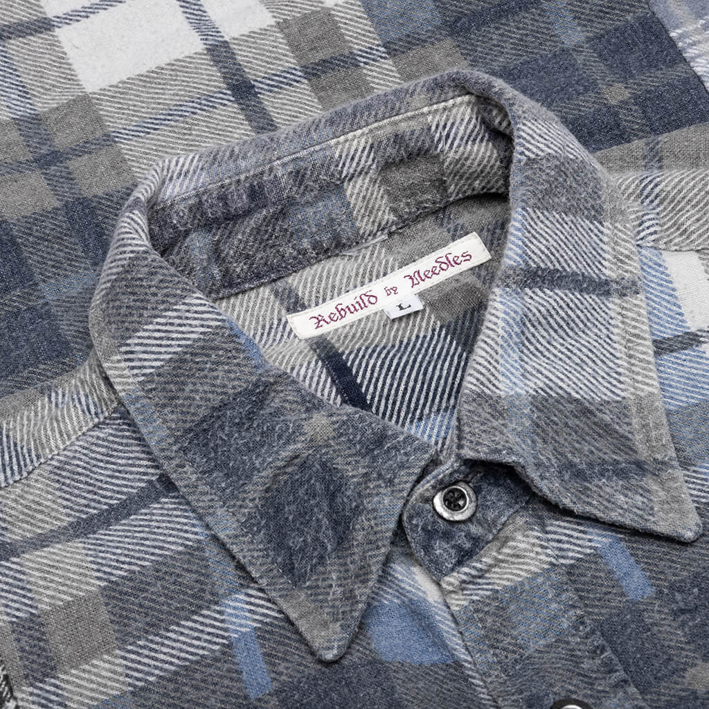Flannel Shirt 7 Cuts Reflection Shirt - Assorted - Image 3