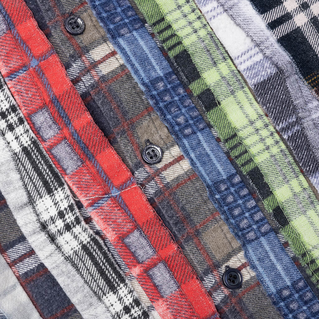 Flannel Shirt Ribbon Reflection Shirt - Assorted - Image 3