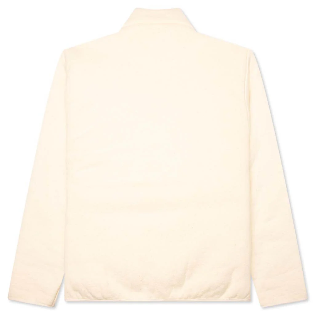 Reversible Sherpa Jacket - Eggshell - Image 2