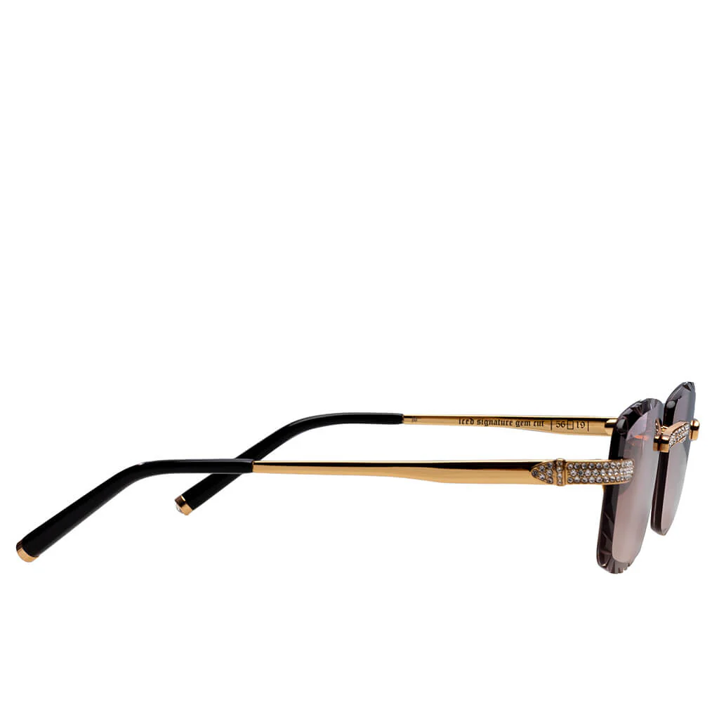 Iced Signature Gem Cut - Brown Tint - Image 2