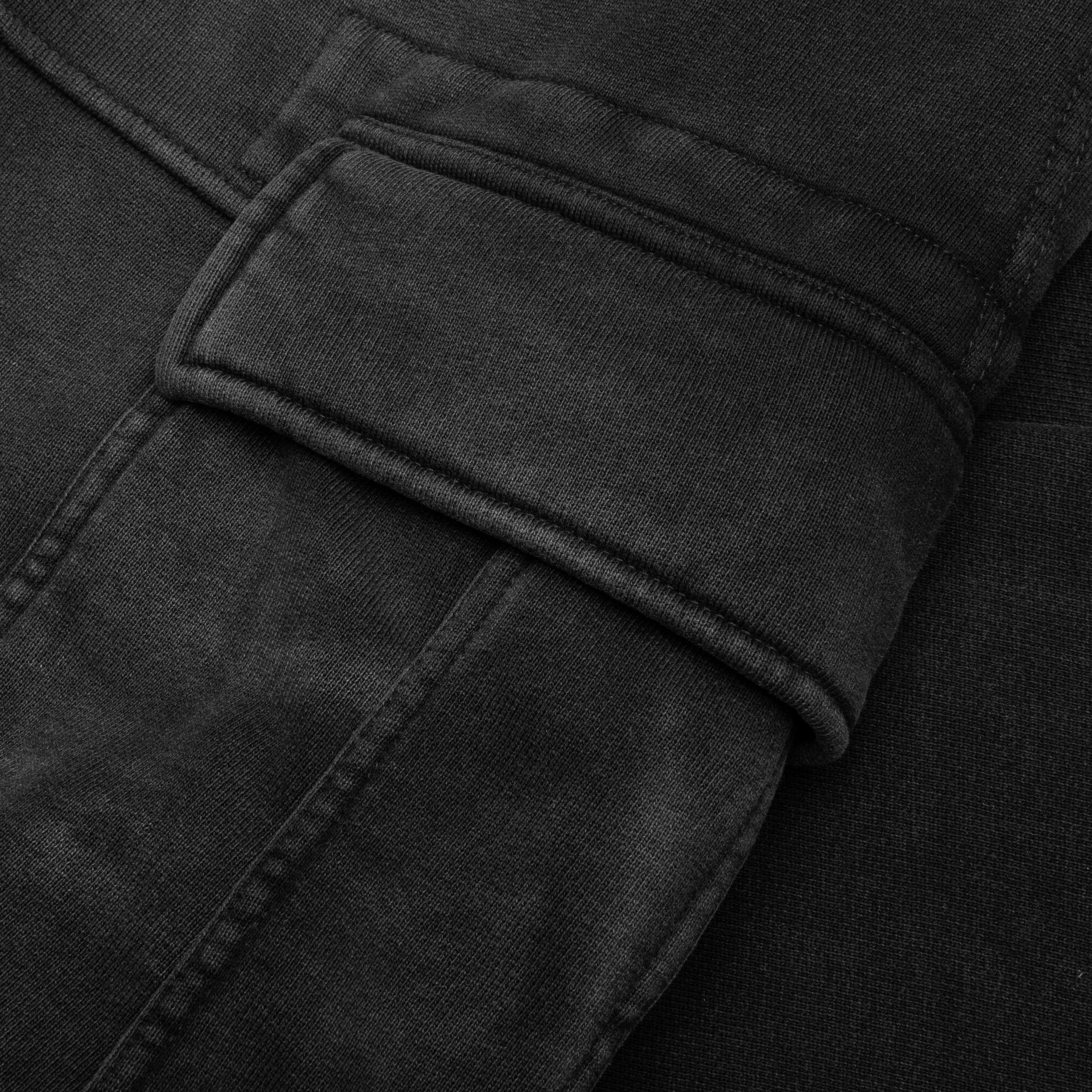 Jersey Cargo Pants - Black - Image 4