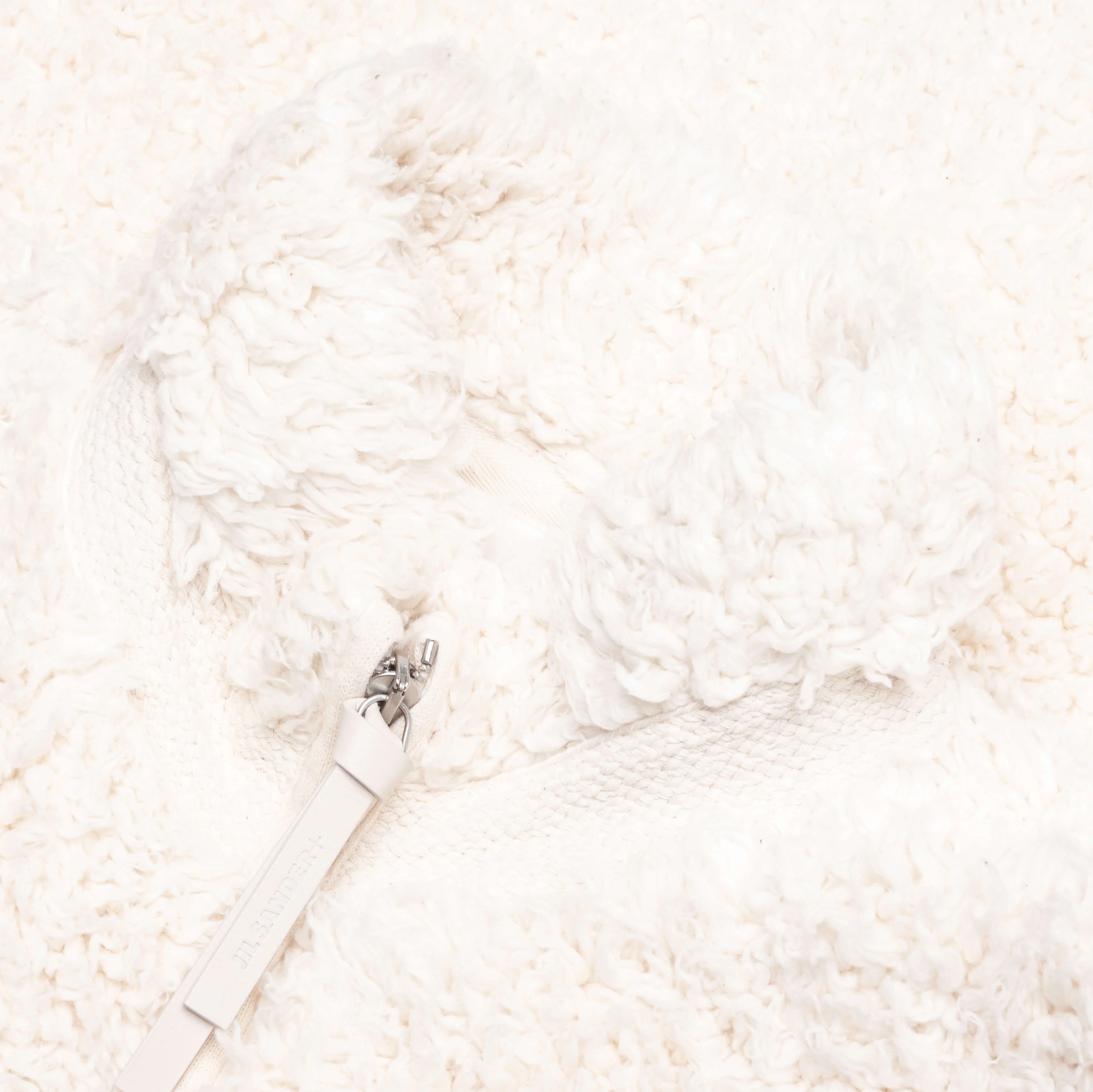 Cotton Fleece Jacket - Eggshell - Image 3