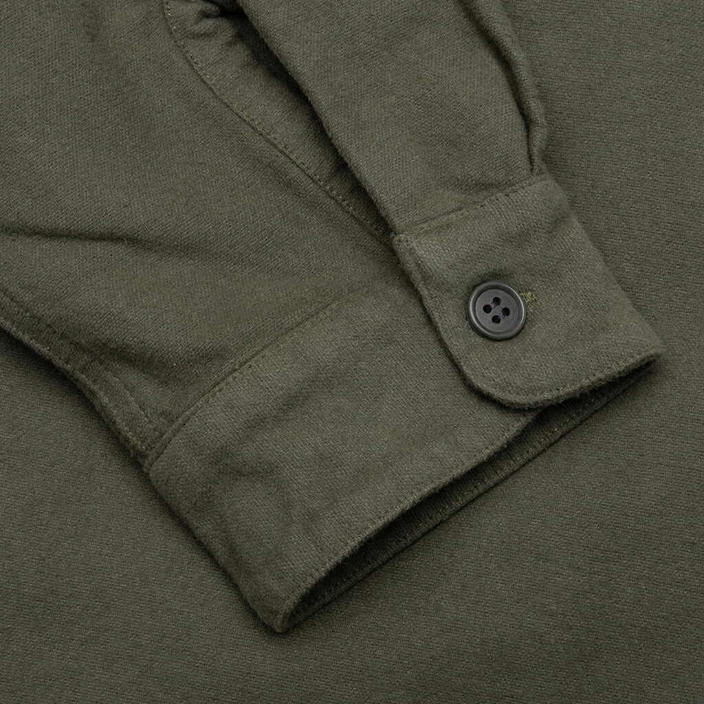 Hemi Oversized Shirt Solid - Olive - Image 4
