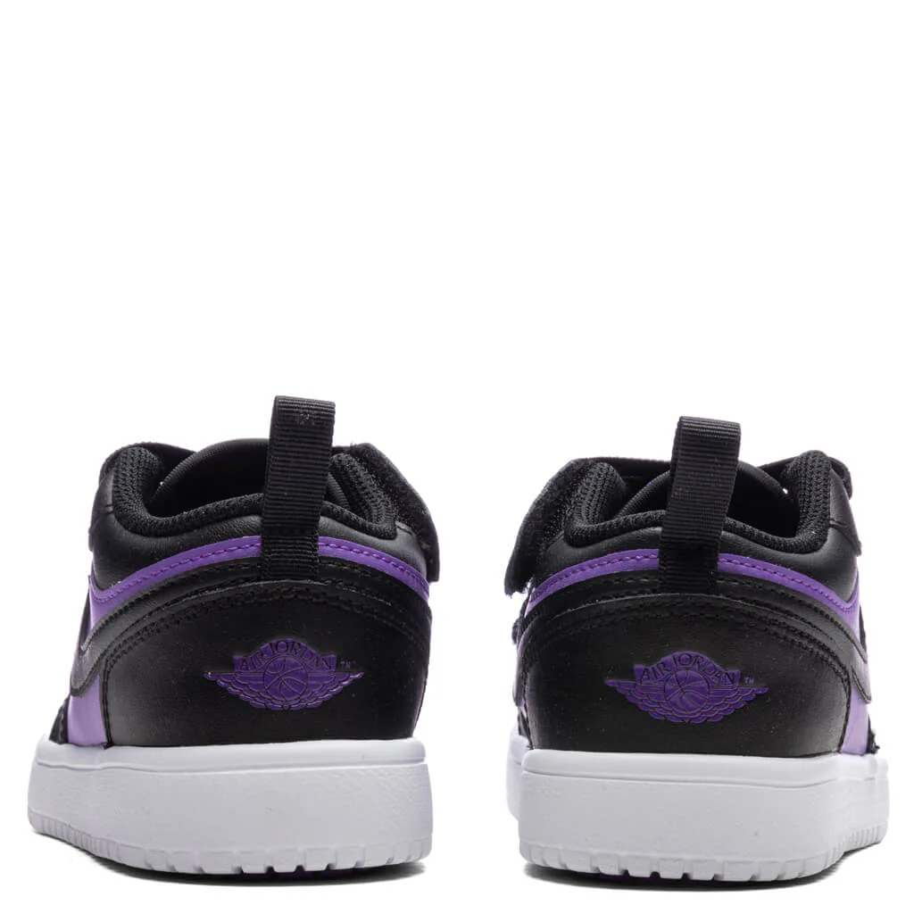 Jordan 1 Low Alt (PS) - Purple Venom/Black/White - Image 4