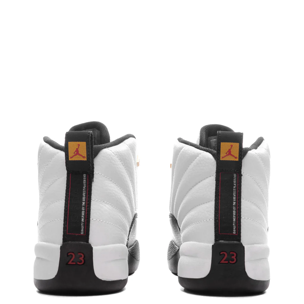 Air Jordan 12 Retro 'Taxi'  (PS) - White/Black/Taxi - Image 4