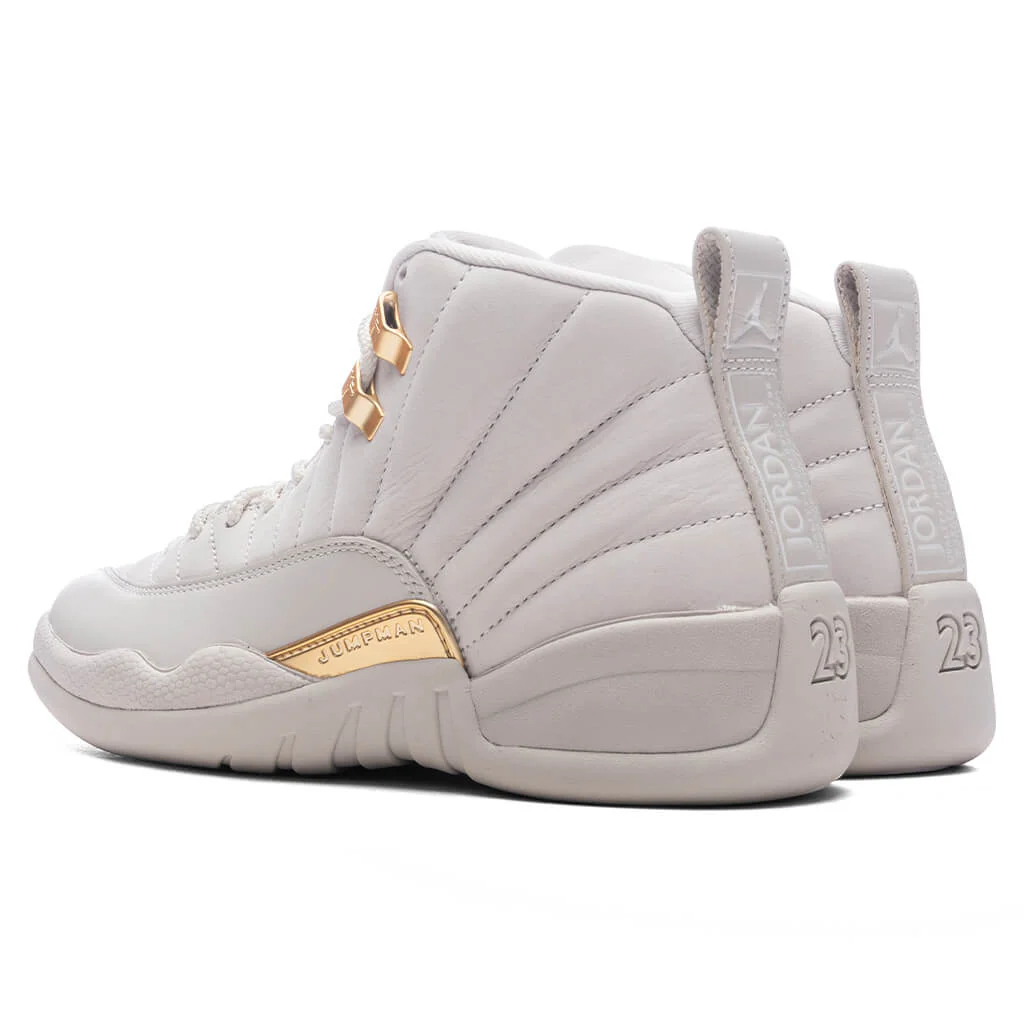 Women's Air Jordan 12 Retro - Phantom/Metallic Gold/White - Image 3