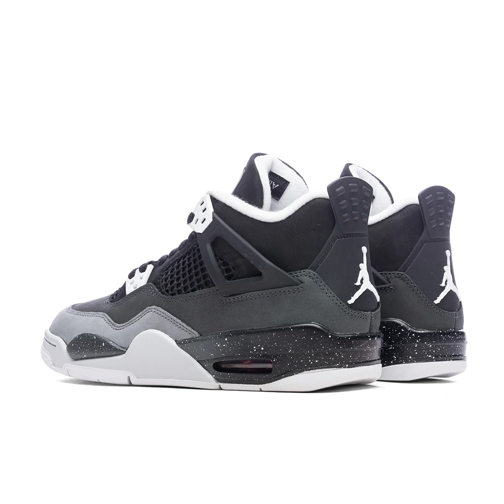 Air Jordan 4 Retro (GS) Fear - Black/White/Anthracite/Black - Image 3