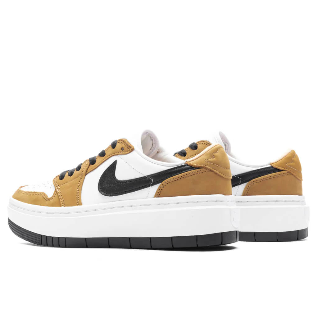 Women's Air Jordan 1 Elevate Low - Golden Harvest/Black/White - Image 3