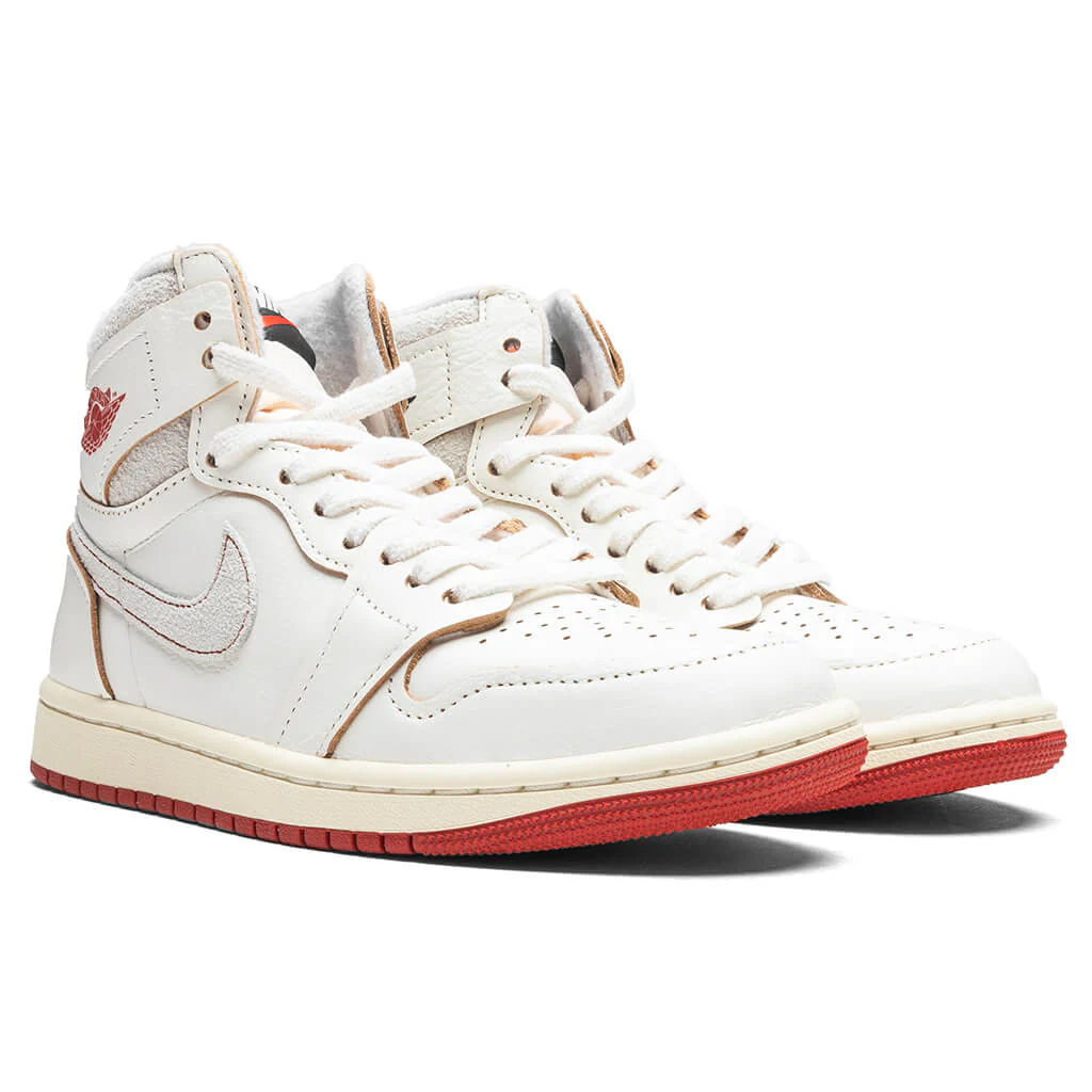 Women's Air Jordan 1 High OG 'Rare Air' - Sail/Cinnabar/Light Bone - Image 2