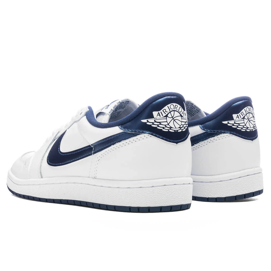 Air Jordan 1 Low 85 'Metallic Blue' - White/Navy - Image 3