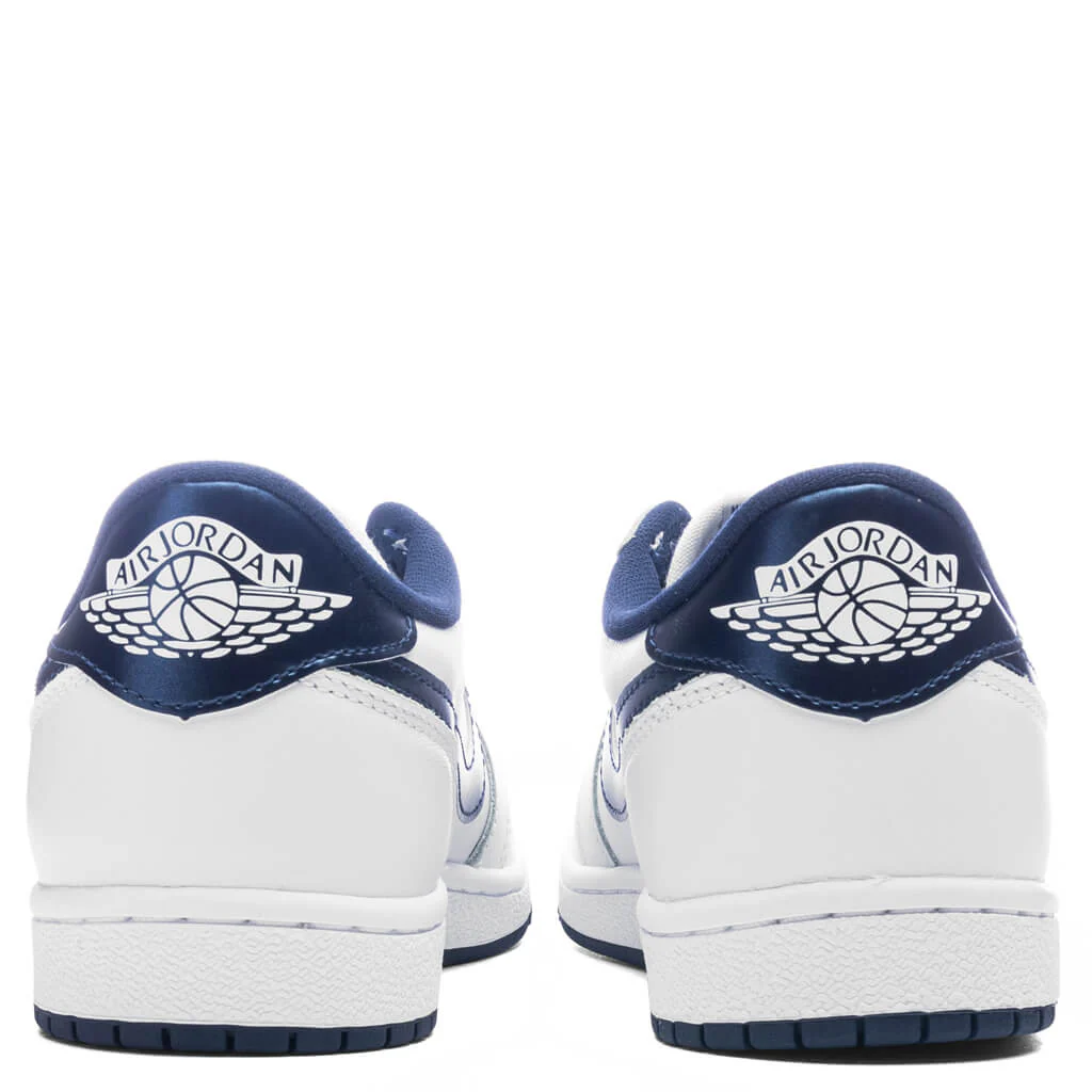 Air Jordan 1 Low 85 'Metallic Blue' - White/Navy - Image 4