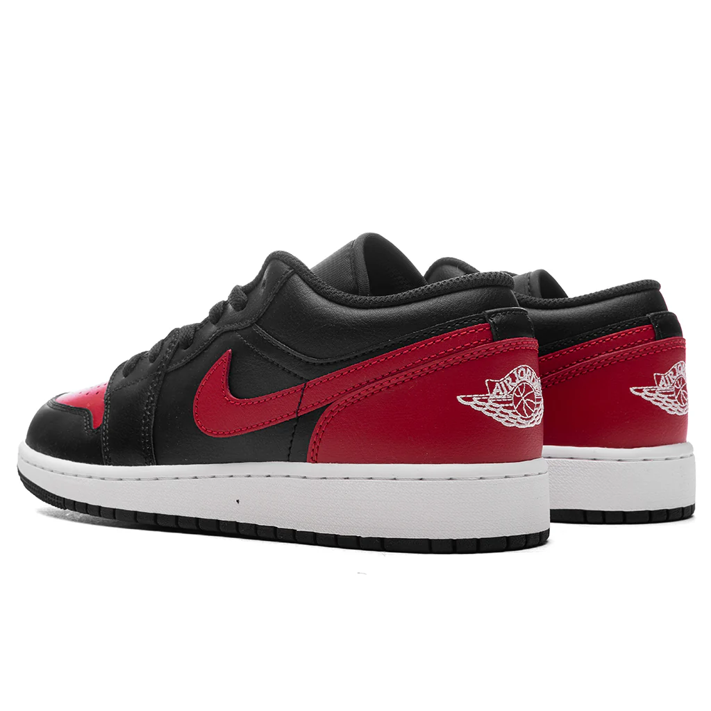 Air Jordan 1 Low (GS) - Black/Varsity Red/Summit White - Image 3