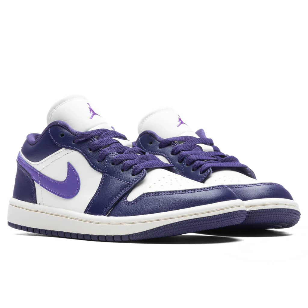 Women's Air Jordan 1 Low - Sky J Purple/Action Grape/Sail - Image 2