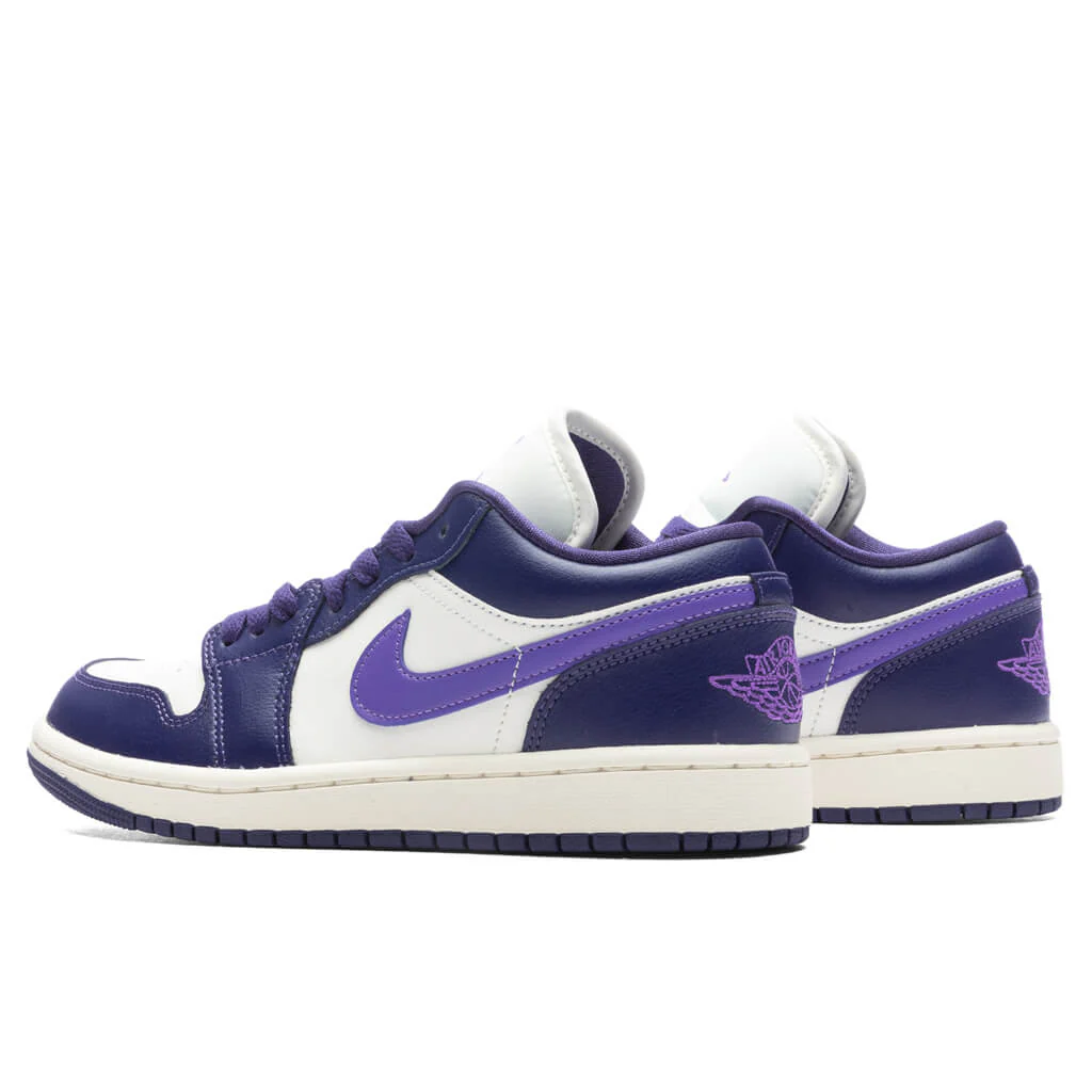 Women's Air Jordan 1 Low - Sky J Purple/Action Grape/Sail - Image 3
