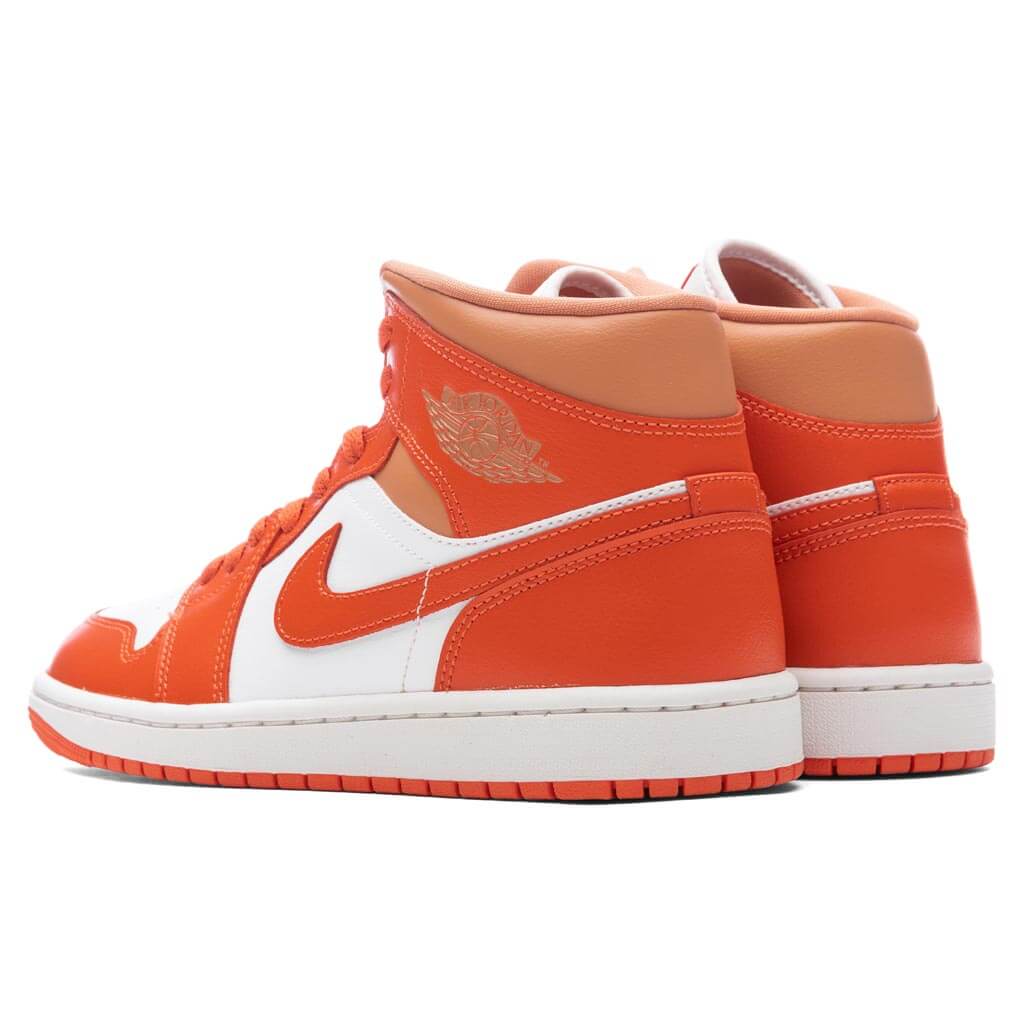 Women's Air Jordan 1 Mid - Summit White/Cosmic Clay/Amber Brown - Image 3