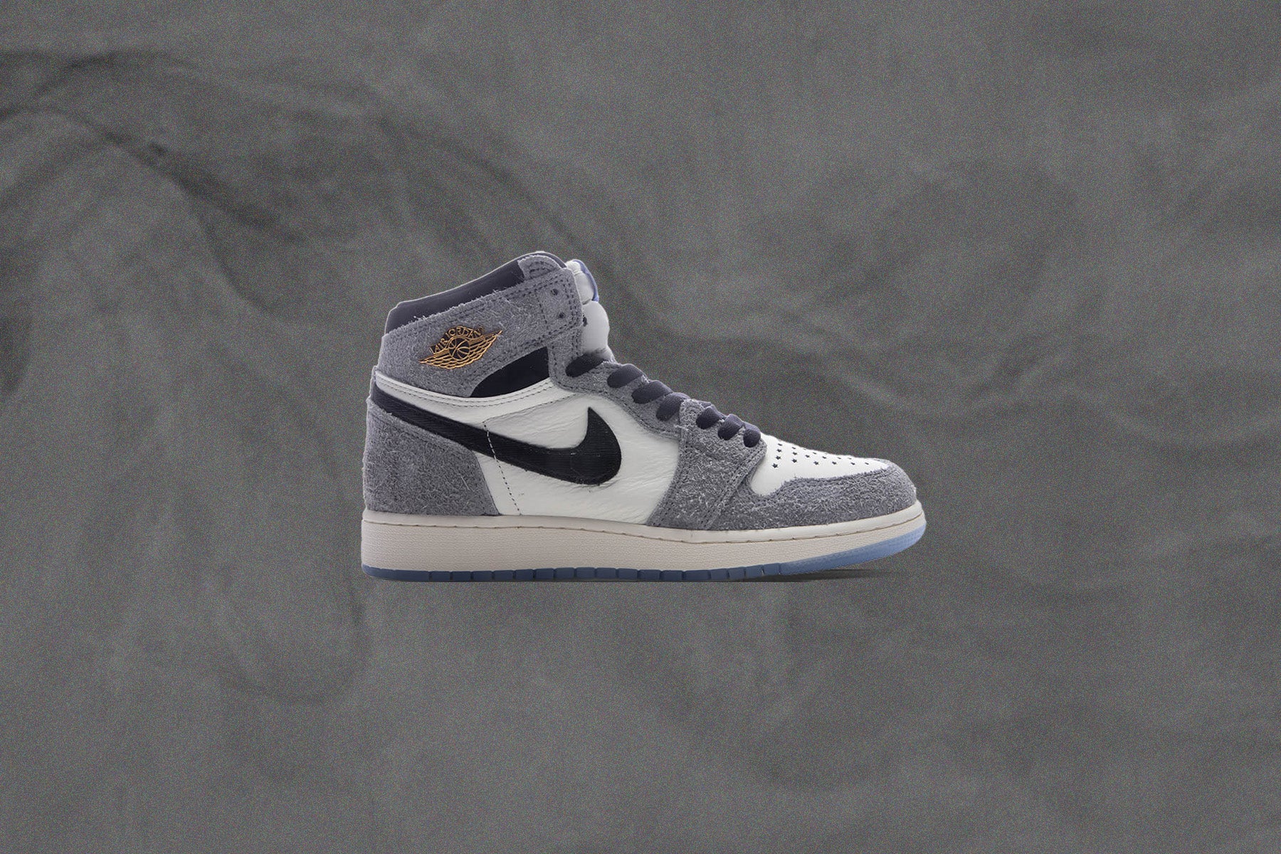 Air Jordan 1 Retro High OG 'All Star' (GS) - Cool Grey/Black/Sail/Game Royal - Image 5