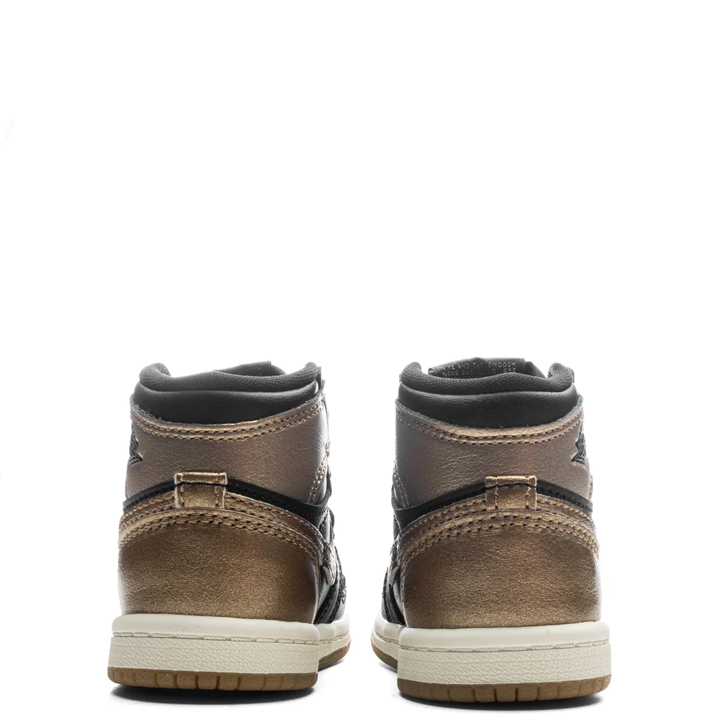 Air Jordan 1 Retro High OG (TD) 'Black and Gold' - Black/Metallic Gold/Sail - Image 4