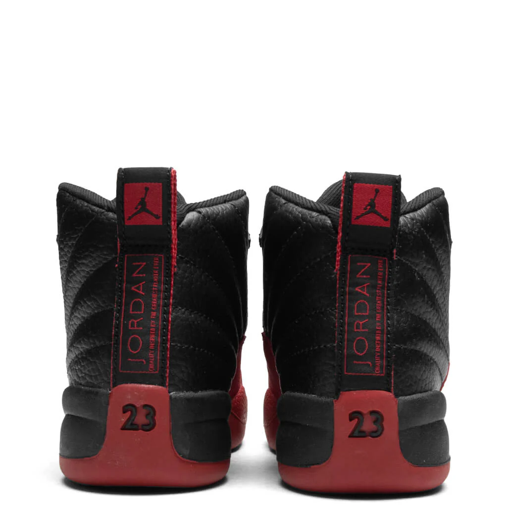 Air Jordan 12 Retro 'Flu Game' (PS) - Black/Varsity Red - Image 4