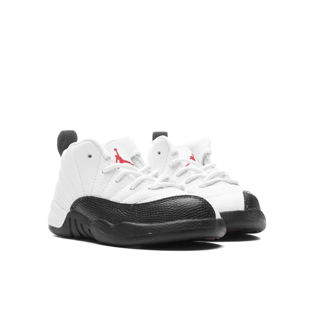 Air Jordan 12 Retro (TD) - White/Gym Red/Black - Image 2