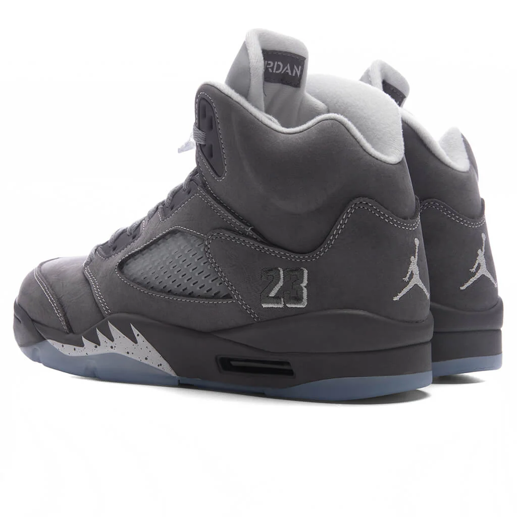 Air Jordan 5 Retro 'Wolf Grey' - Light Graphite/White/Wolf Grey - Image 3
