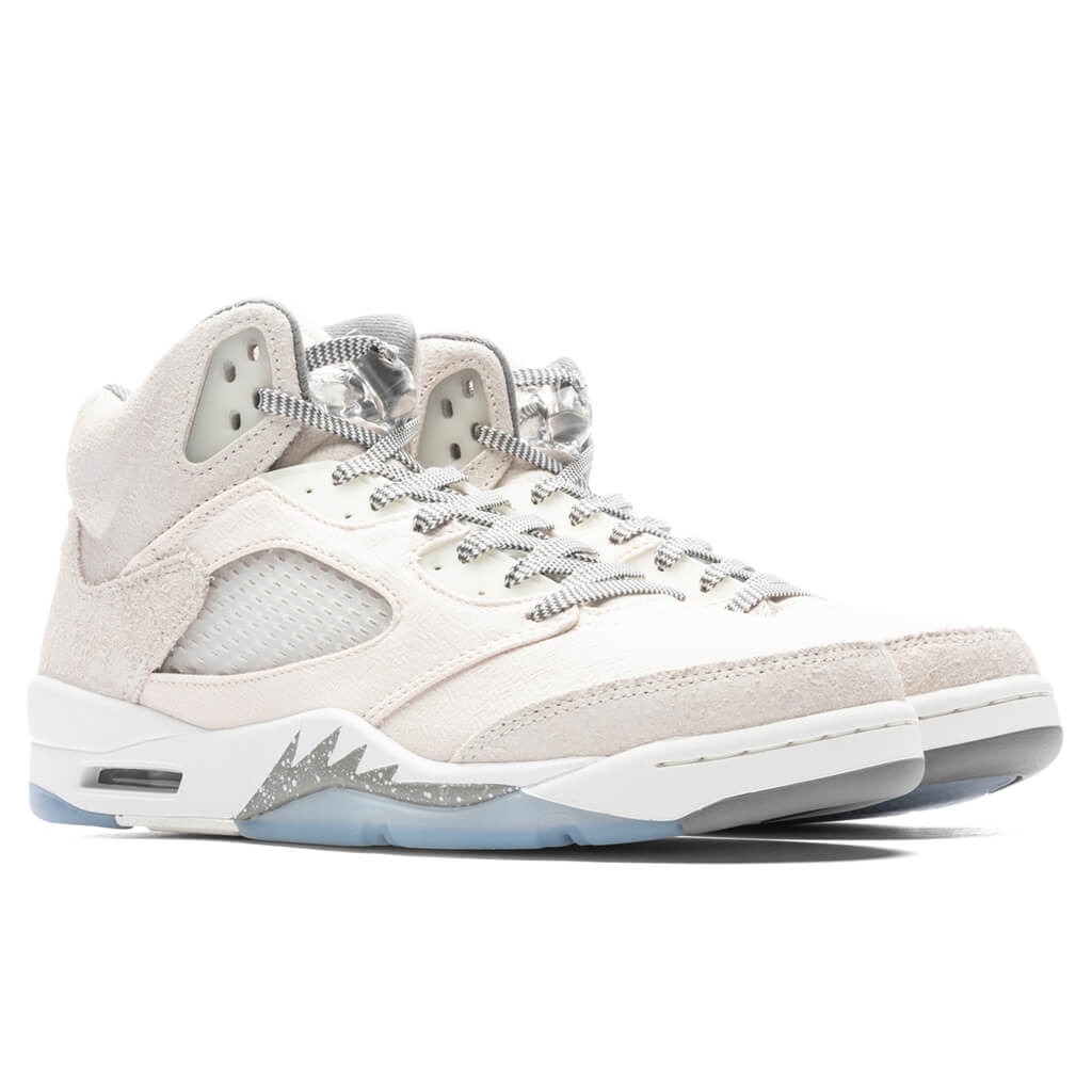 Air Jordan 5 Retro SE Craft - Light Orewood Brown/Safety Orange/Flat Pewter - Image 2