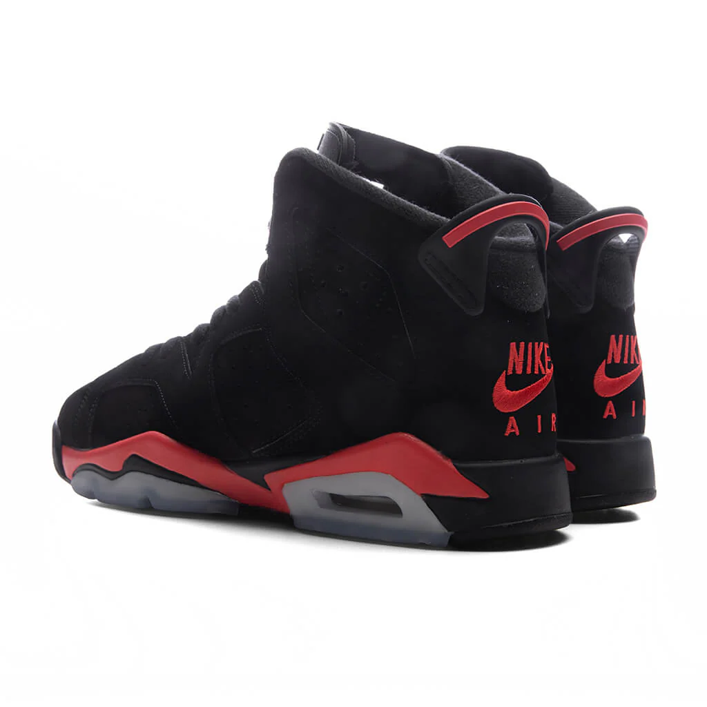 Air Jordan 6 Retro 'Infrared Salesman' (GS) - Black/Light Crimson - Image 3