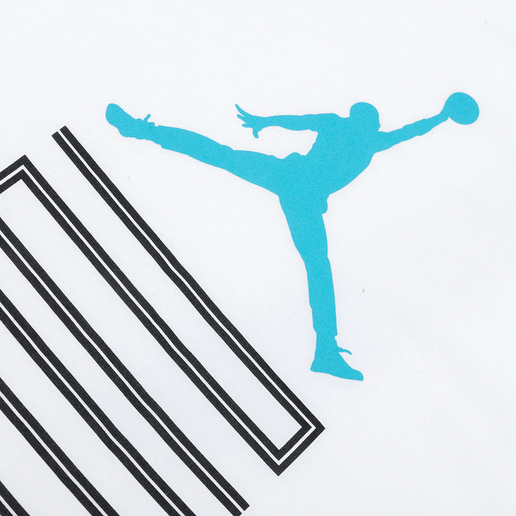Brooklyn AJ11 Graphic L/S Tee - White - Image 3