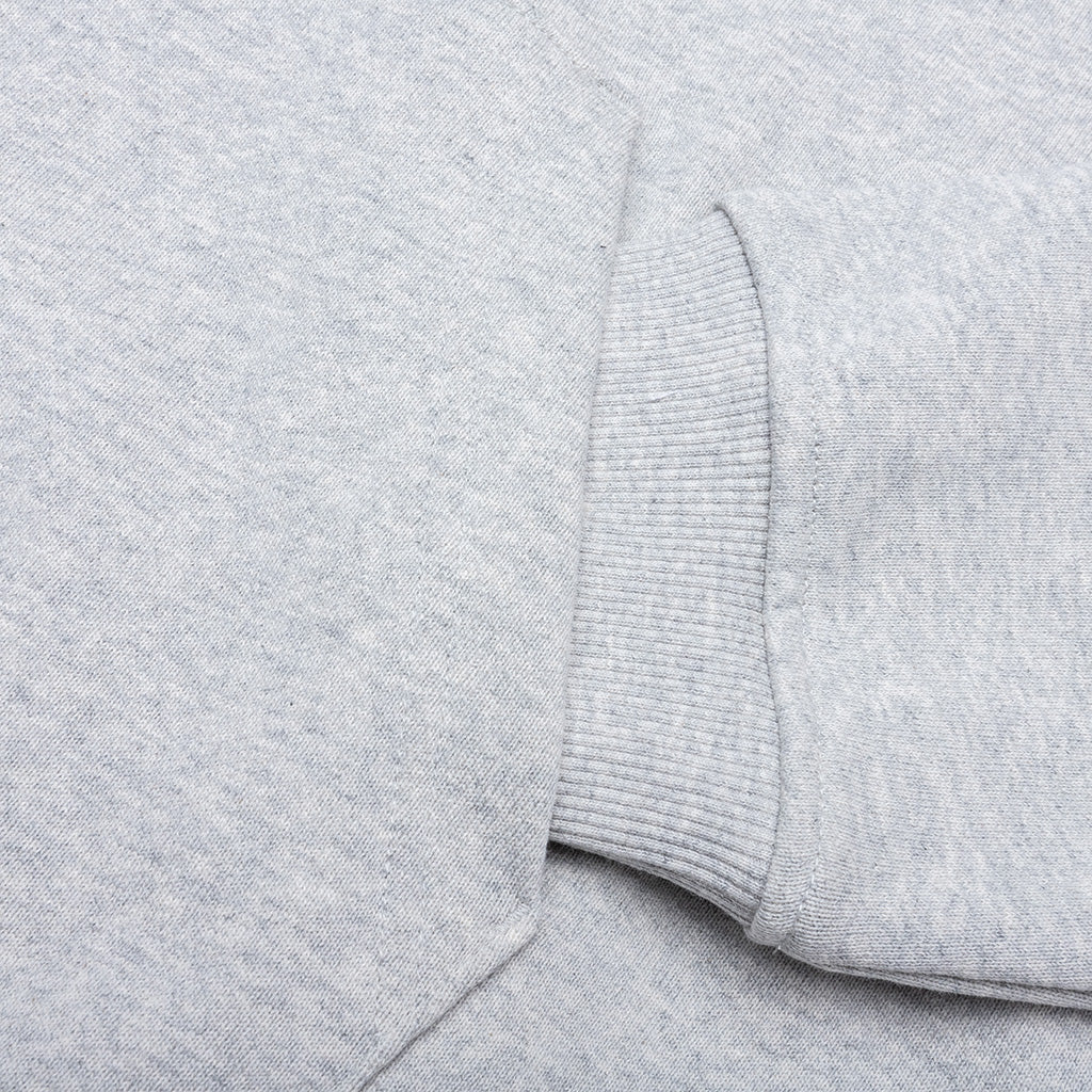 Flight Fleece Pullover Hoodie - Grey Heather/Black - Image 4