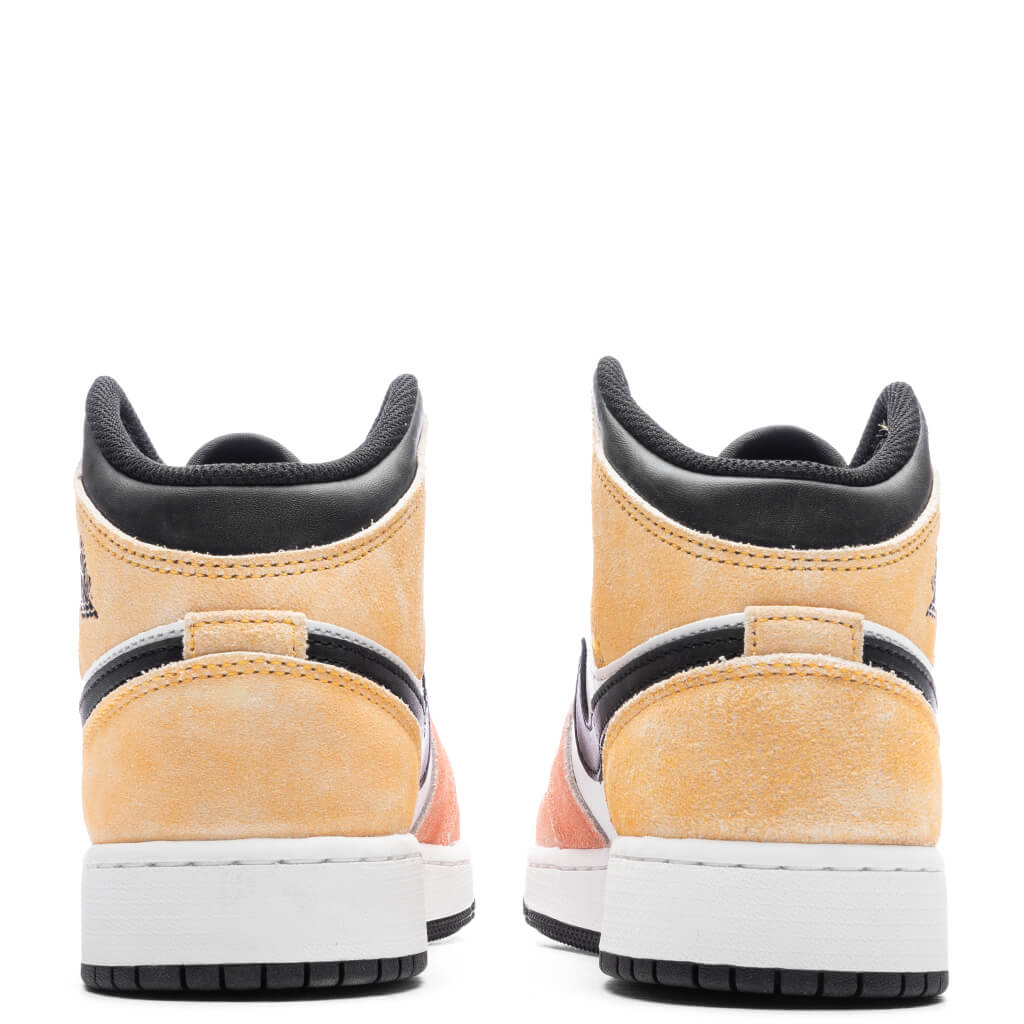 Jordan 1 Mid SE (GS) - Magic Ember/Sundial/White - Image 4