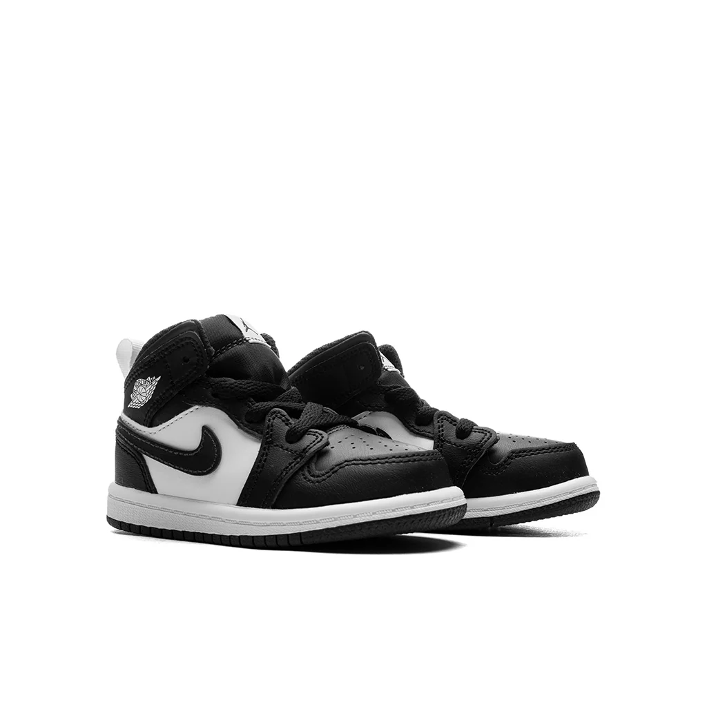 Jordan 1 Mid (TD) - Black/Off Noir/Summit White - Image 2