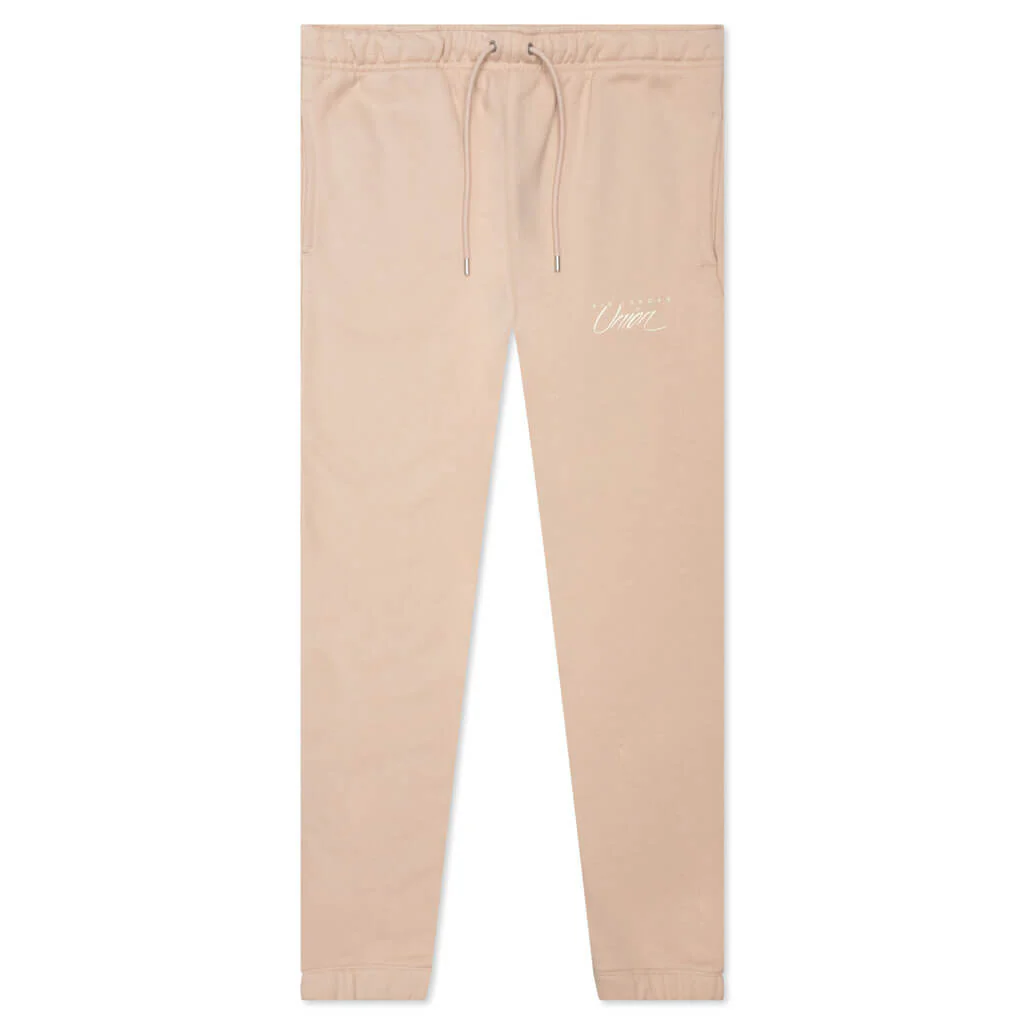 Jordan x Union Fleece Pant - Bio Beige