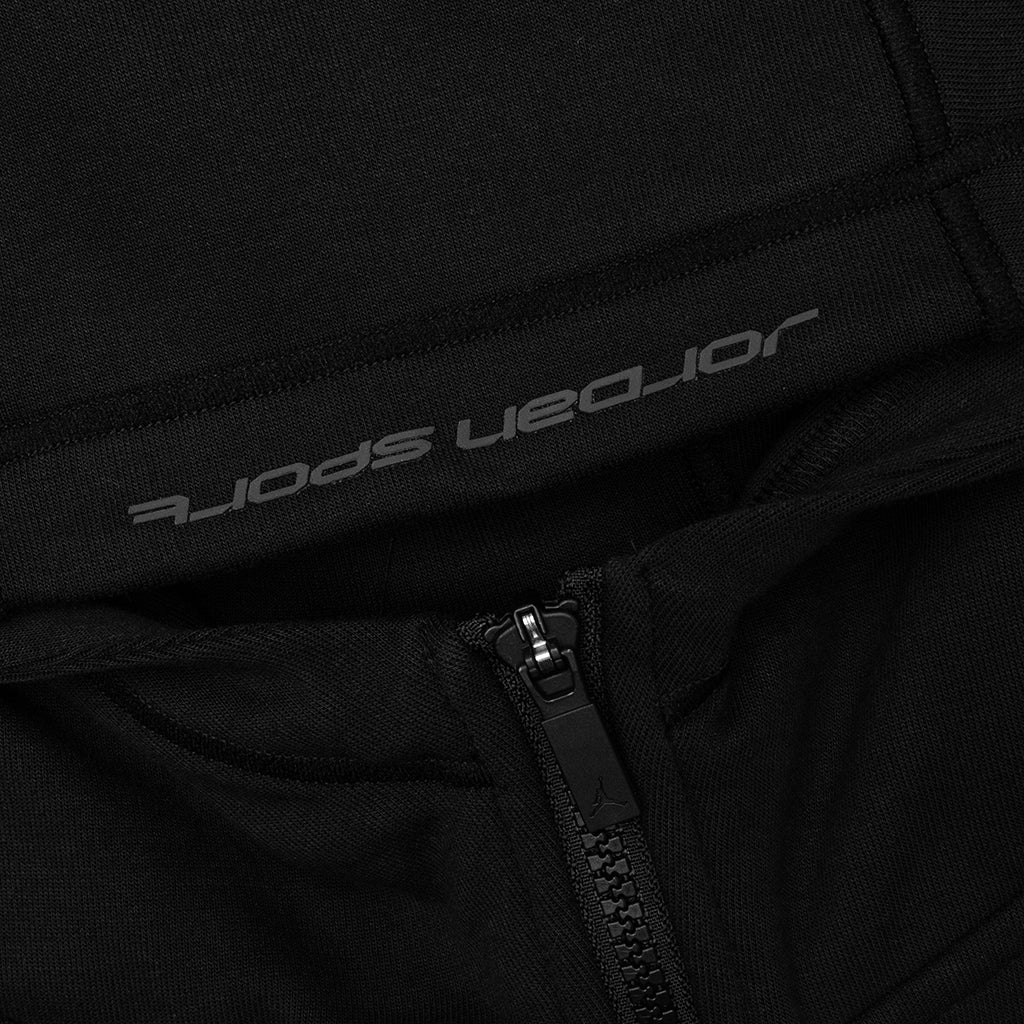 Sport Hoop Fleece Zip Up Jacket - Black/Dark Shadow - Image 3