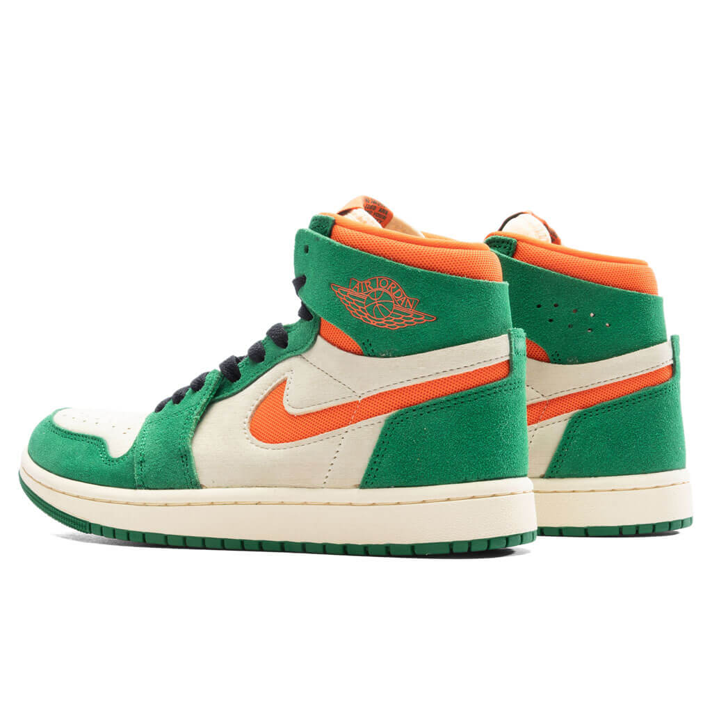 Women's Air Jordan 1 Zoom CMFT 2 - Pine Green/Orange Blaze/Muslin - Image 3