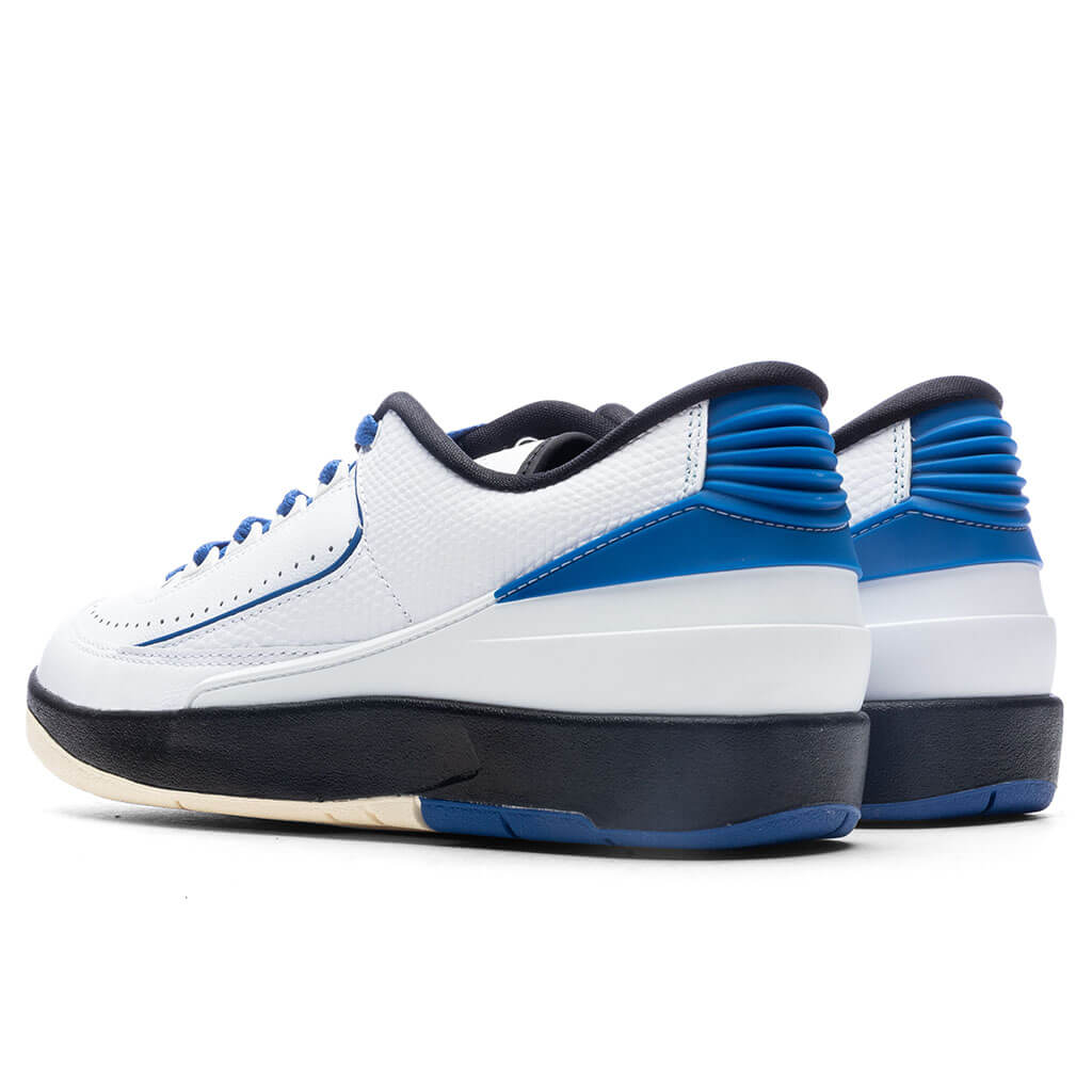Women's Air Jordan 2 Retro Low Varsity Royal - White/Varsity Royal/Black - Image 3